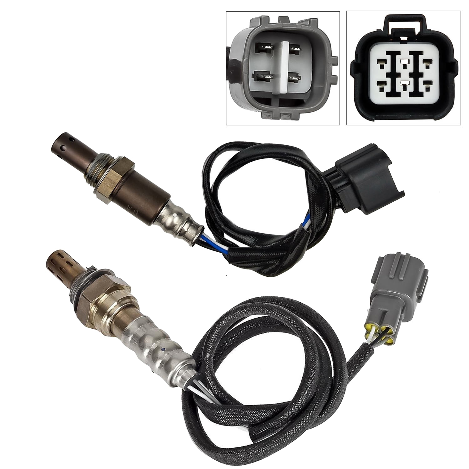 MAXFAVOR 2Pcs O2 Oxygen Sensor 234-9123 234-4445 Upstream and Downstream Replacement for Subaru Forester Saab 9-2X 2.5L 