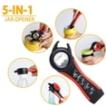 thumbnail image 2 of Fordawn Bottle Can and Jar Grip Opener, Bottle Openers 5-in-1 Multi Kitchen Tools Set, Twist Off Lid–Jar Opener Tool, Suitable for Children, Elderly and Rheumatoid Arthritis Sufferers, 2 of 8