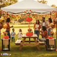 thumbnail image 5 of PMU 6Pc Thanksgiving Honeycomb Decorations, 9in Pumpkins Table Centerpieces for Thanksgiving Party, Fall Harvest Themed Décor, 5 of 11