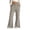 Grey, variant on CPNG Girls Bell Bottom Pants Polka Dots Bow Elastic High Waisted Slim Fitting Casual Yoga Dance Flared Pants(White,12-18 Months)
