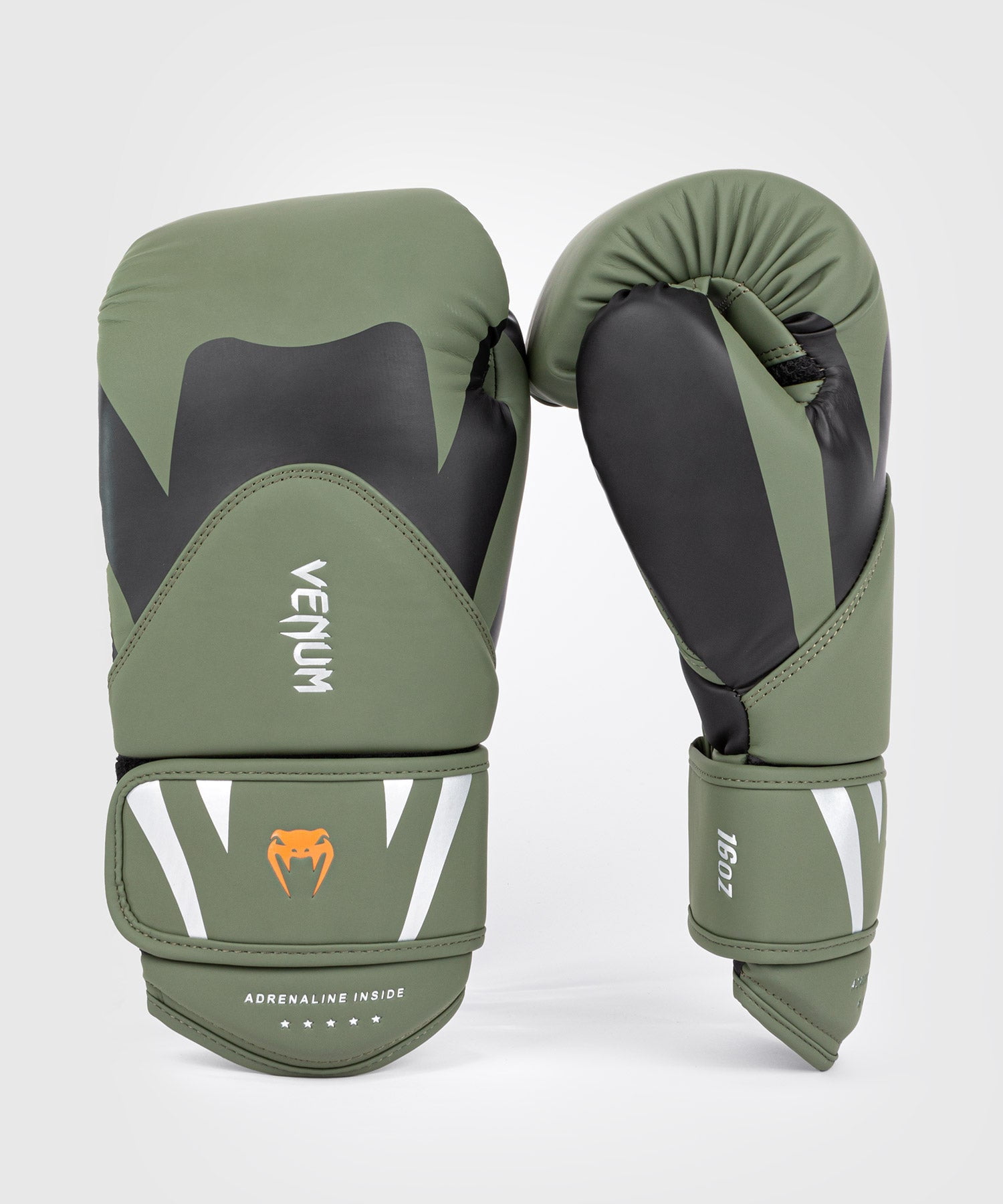 Venum Challenger 4.0 Boxing Gloves - Khaki/Black - 12-Ounce
