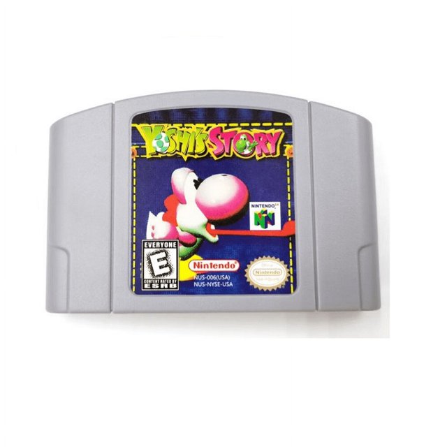 Tarjeta de juego de Mario de papel Consola de cartucho Los mejores regalos Videojuego N64 Videojuego Mario Bros para niños y niñas