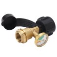 thumbnail image 1 of Détecteur de Fuite de Réservoir de Propane, Adaptateur de Jauge de Réservoir de Propane Connexion Étanche Universelle pour RV, 1 of 7