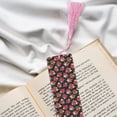 thumbnail image 6 of Kdxio Red Rose Flower Print Metal Tassel Bookmarks,Perfect Gift for Art Lovers and Bookworms Metal Bookmarks for Women, 6 of 8