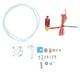 thumbnail image 2 of Kit de cabezal de extrusión MK8 Piezas de repuesto de extremo caliente de impresora 3D para montaje de rosca macho de la serie CR10, 2 of 9