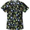 Lovely Geo Mock Wrap Top