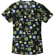 Lovely Geo Mock Wrap Top