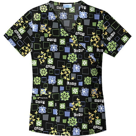Lovely Geo Mock Wrap Top