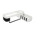 thumbnail image 2 of Punch-Free Rotating Storage Rack Plastic Suction Cup Bathroom Kitchen Storage Rack Organizer Shower Shelf, 2 of 8