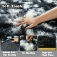 thumbnail image 6 of Socofuz Modern Soft Fluffy Carpet for Living Room, Shaggy Rug for Bedroom Nursery Room, 6'x9', Tie-dye Black and White, 6 of 7