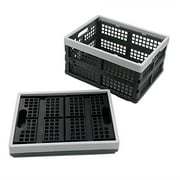 Doryh 16-Liter Collapsible Storage Crates/Stackable Storage Container Basket, Set of 2