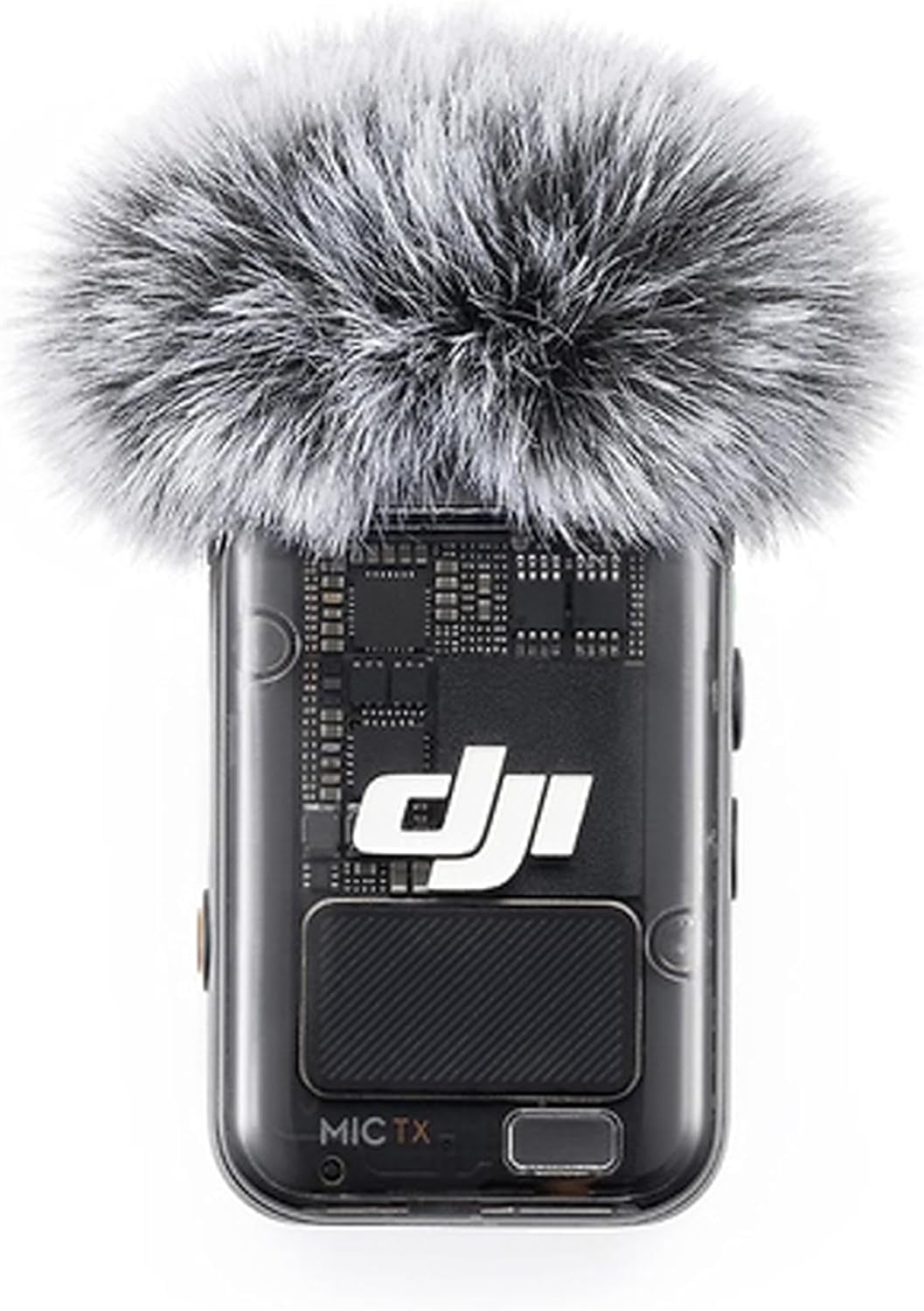 DJI Mic 2 Transmitter (Shadow Black), Wireless Microphone, 14-Hour Internal Recording, 6-Hour Battery, Magnetic Attachment, Bluetooth Microphone, 64GB Memory, Editing Software (YouTube, Vlogs)