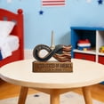 thumbnail image 7 of USA 250th Anniversary Wood Desk Bell Ornament, 2D Patriotic Desk Sculpture, 250 Years American Anniversary Decor, USA Patriotic Merchandise Home Decor Gift for US Citizen, 7 of 7