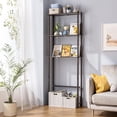 thumbnail image 6 of Bamboo Over The Toilet Storage Shelf, 3-Tier Bathroom Organizer Rack, Space Saver Espresso Finish, 6 of 8