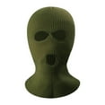 thumbnail image 3 of Qcmgmg 3 Hole Balaclava Ski Mask for Men Women, Thin Full Face Mask for Motorcycle Bike Hunting Cycling Skiing Cap Army Green, 3 of 8