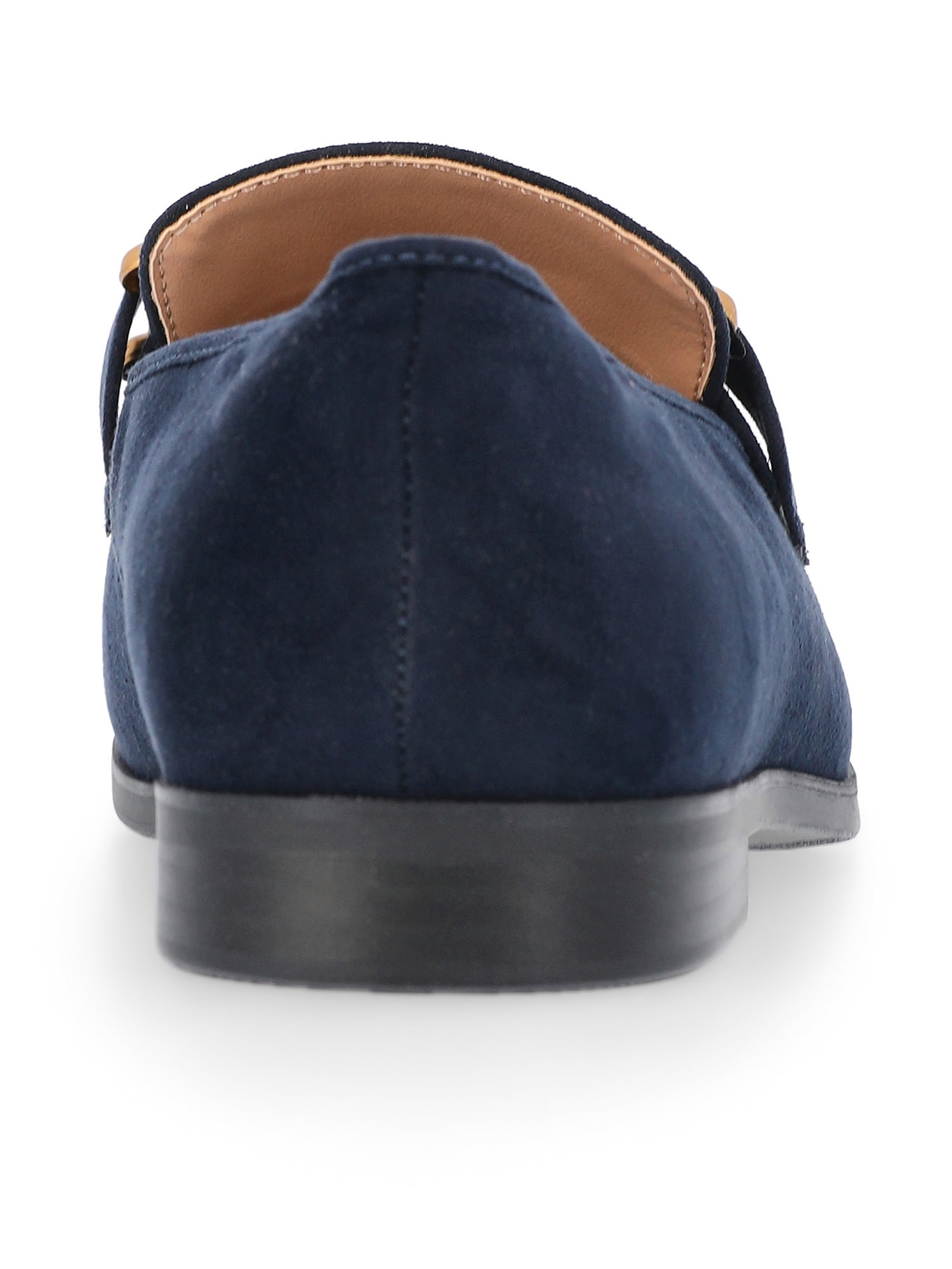 Time and Tru Women's Faux Leather Buckle Loafers