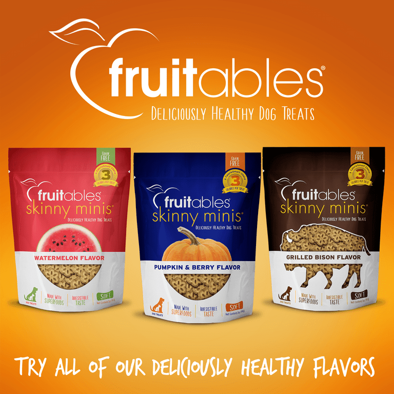 Fruitables Skinny Minis Pumpkin and Mango Flavor Healthy Low