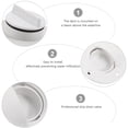 thumbnail image 4 of Shisuyan Drain Plug Abs White 1 Set 3.5x3.5x2.4in, 4 of 9