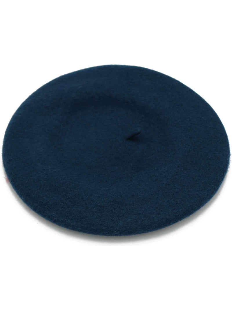 9315 Wool Beret Hat,solid Color French Style Winter Warm Cap For Women Girls SPRING PARK Vintage Wool Beret Hat,Solid Color French Style  main image 2