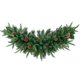 thumbnail image 1 of Guirnalda de mimbre con cuernos de estilo navideño hecha a mano, guirnalda decorativa navideña de 50/70cm para decoración navideña, árbol de navidad, 1 of 4