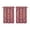 Boho Ch, variant on Mystic Ethnic Mandala Kitchen Curtains Set of 2 - 27.5x36 Inch Paisley Floral Folk Style, Semi-Sheer Tier Panels
