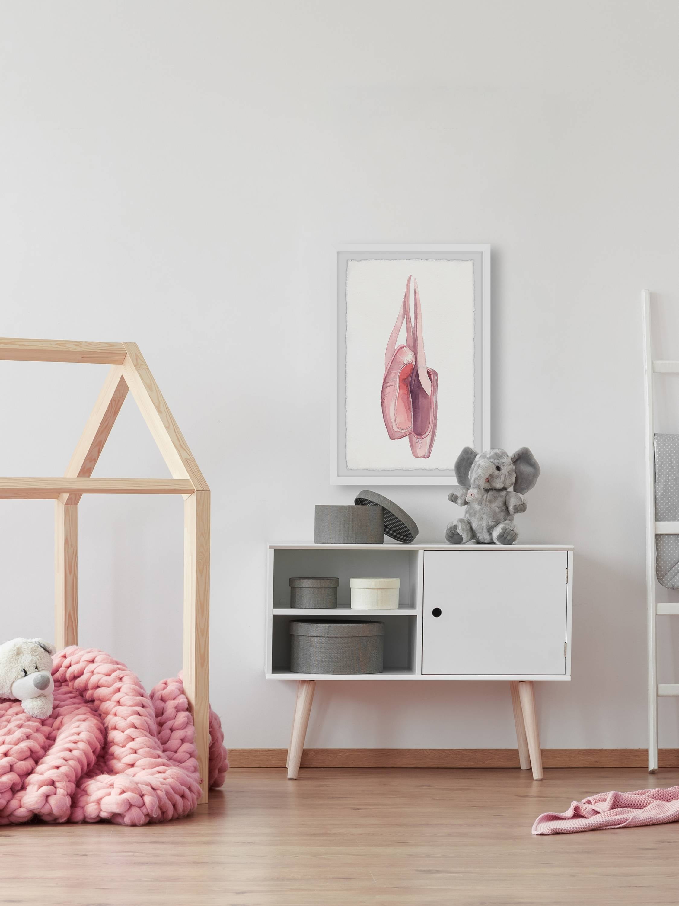 Free Shipping! Marmont Hill Pink Ballet Shoes Framed Wall Art