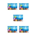 thumbnail image 3 of Youkk Beautiful PVC Aquarium Background Poster Vibrant Fish Tank Decoration Landscape 50x82cm 5Set, 3 of 6
