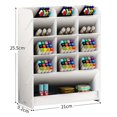 thumbnail image 1 of Caja de almacenamiento para bolígrafos de escritorio DIY, caja multifuncional para suministros de oficina, caja de papelería de gran capacidad, soporte de madera y plástico para bolígrafos, 1 of 6