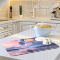 thumbnail image 6 of Beautiful Alien Landscape Dish Drying Mat 16x18 Absorbent Microfiber Draining Rack Pad for Kitchen Counter Sink, 6 of 8
