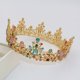 thumbnail image 1 of Nvzi Tiara de boda para novia, diadema de princesa, corona de novia, joyería para el cabello con diamantes de imitación de cristal,graduación, boda, fiesta de disfraces (C), 1 of 3
