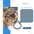 thumbnail image 5 of Besheek Rainbow Calsilica Stone & Silvertone Beaded Adjustable Anklet, 5 of 8