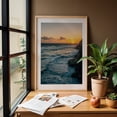 thumbnail image 6 of Swami's at Sunset - Encinitas California Photography Sunset Ocean Coast Beach Waves Nature Scenic Oak Framed Wall Art Print 5 x 7 inches, 6 of 59