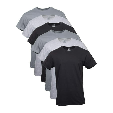 George Men's Assorted Crew T-Shirts, 6 Pack