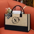 thumbnail image 4 of Bolso Mano para Mujer Playa Yute Verano Bolsos Elegantes Regalos Cumpleaños, 4 of 7