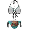 thumbnail image 6 of Gorillaz Members Women Bikini Set Sexy Two Pieces Halter String Swimsuit Triangle Briefs Tie Side Bottom, 6 of 7