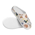 thumbnail image 3 of Fotbe Dogs Pattern Women's Fuzzy Curly Fur Memory Foam Loafer Slippers Indoor Outdoor Slippers Winter Home Shoes-42/43, 3 of 7