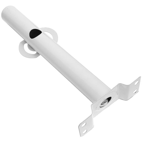 HEALEEP  Solar Spot Light Pole Arm Bracket Powered Corner Wall Lights White