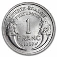 thumbnail image 2 of 1941-1959 French Fourth Republic Aluminium 1 Franc BU, 2 of 2