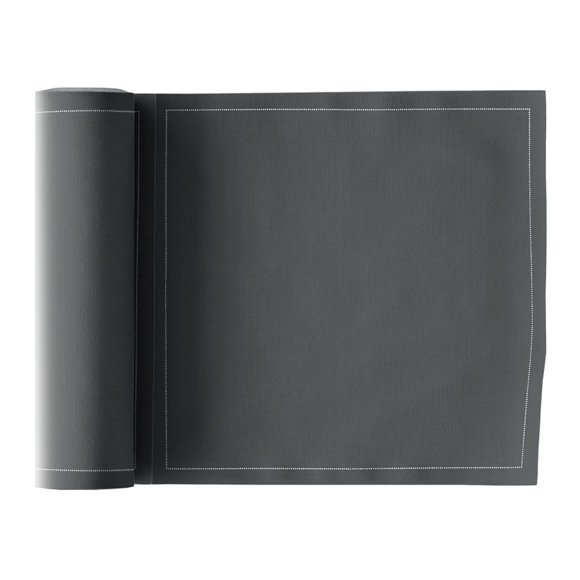 MY DRAP Intense Grey linen napkins 20 units