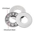 thumbnail image 2 of Uxcell TC6132TRA Needle Roller Thrust Bearings with Washers 3/8" Bore 23000rpm Limiting Speed 2pcs, 2 of 3