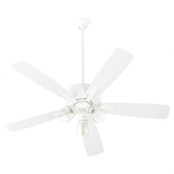 Quorum Lighting - Ovation - 5 Blade Ceiling Fan with Light Kit In Transitional