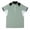 Green, variant on Dolkfu Shirts Men Mock Neck Quarter Zip Color Block T Shirt Mesh Short Sleeve Loose Tees for Men L