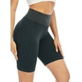 thumbnail image 6 of DODOING Women's High Waistband Luxury Scrunch Butt Lifting Biker Short Leggings Yoga Bike Shorts, 6 of 6