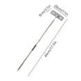 thumbnail image 3 of Glass Wiping Good with Extended Splicing Rod, Detachable Window Cleaner, Stainless Steel Wiper Scraper, Adjustable for Different Lengths, Green/Yellow/Gray, 3 of 6