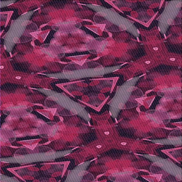 Ahgly Company Tapis d'Intérieur Lavables en Machine Carrés Transitionnels en Carbone Rouge, 8' Carré
