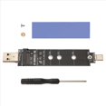 thumbnail image 5 of Tarjeta Adaptadora de Carcasa SSD M2 de Protocolo Dual Tipo C Tipo A M.2 NVME PCIe NGFF USB3.1 GEN2 10Gbps para SSD 2230/2242/2260/2280, 5 of 5