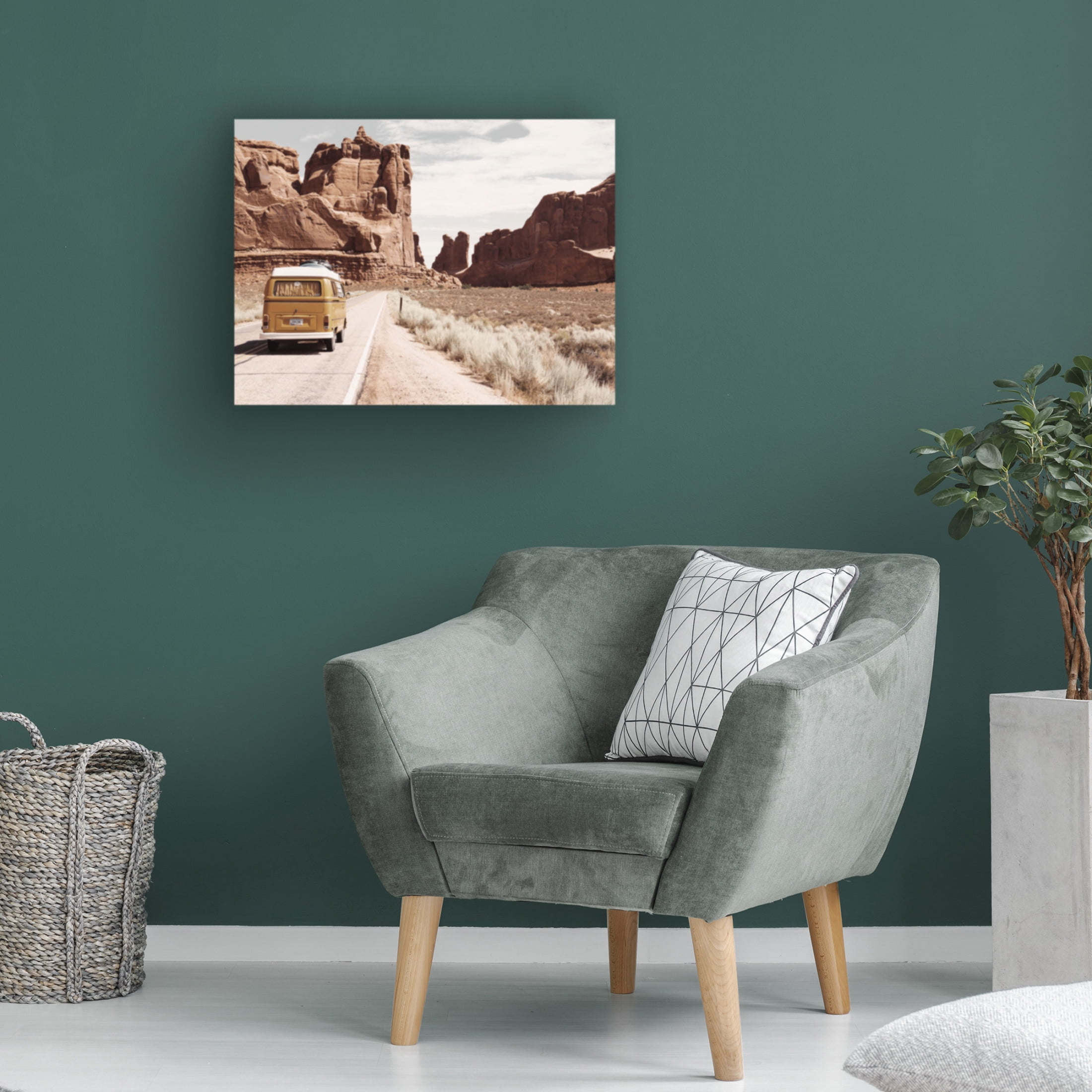 Canvas Wall Art - Krista Broadway 'Hohokam' Wall Art for Living Room, Bedroom, or Office Décor by Trademark Fine Art - 19 x 14 Inches
