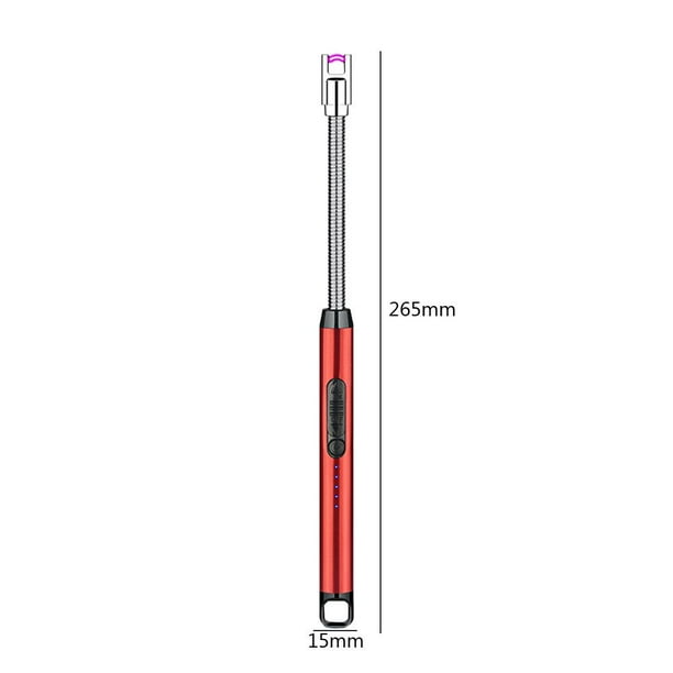 Encendedor eléctrico multifuncional a prueba de viento encendedor de pulso para velas rojo Sywqhk Libre de BPA