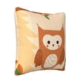 thumbnail image 2 of ZICANCN Brown Owl Forest Bird Throw Pillow Covers, Bed Couch Sofa Knit Decorative Pillow Covers for Living Room Farmhouse, 22"x22", 2 of 8