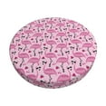 thumbnail image 6 of Uemuo Cute Watermelon Flamingo Pattern Round Bar Stool Seat Covers Washable Stool Cushion Slipcover Elastic Bar Chair Covers-14 inch, 6 of 7